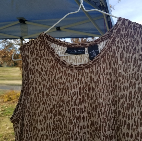 Leopard print maxi dress. Size small. Good Clothes. - Picture 7 of 9